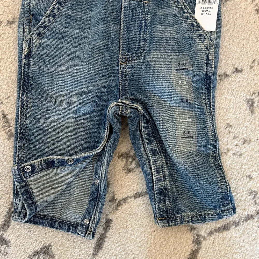 GAP Blue Denim Kids Overalls - Picture 4 of 4